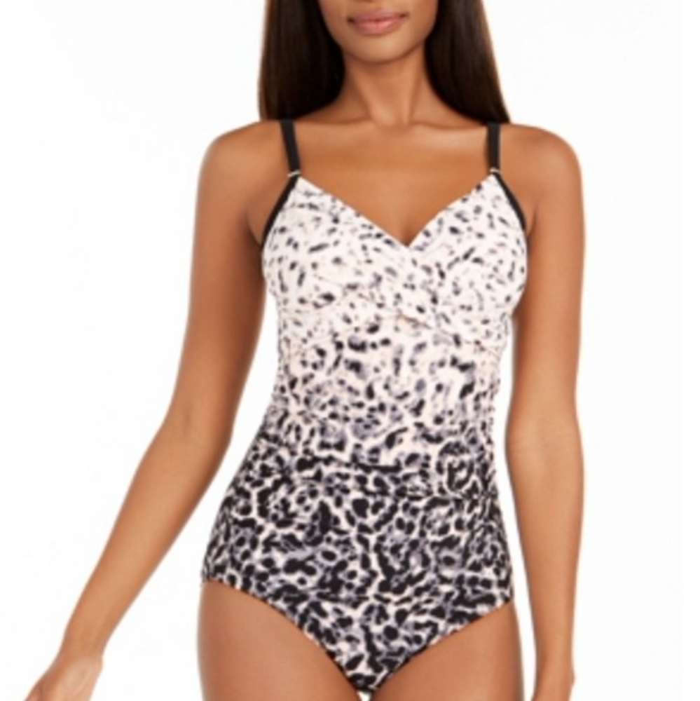 Calvin Klein Jaguar Cheetah One Piece Swimsuit